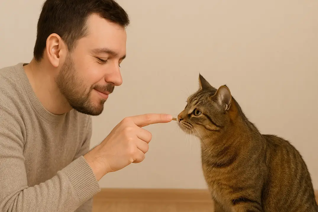 bonding with your cat through clicker training