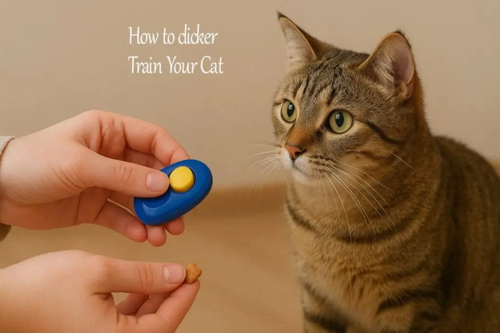 clicker train your cat using positive reinforcement