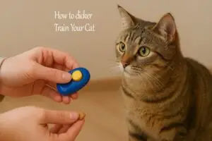clicker train your cat using positive reinforcement